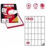 ETICHETTE ADESIVE A4 35X59MM C522 MARKIN