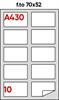 ETICHETTE ADESIVE 70X52 A430