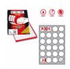 ETICHETTE ADESIVE ROTONDE R305 D.40MM MARKIN