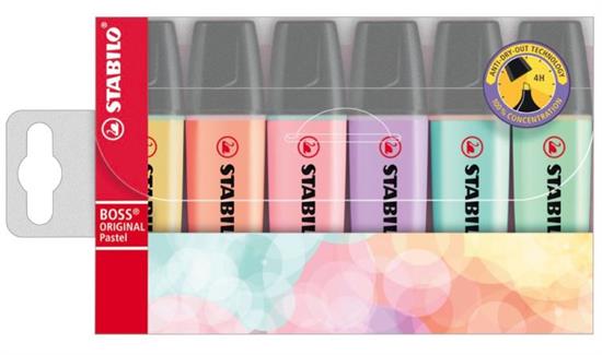 EVIDENZIATORE STABILO PASTEL 6PZ    70/6-2