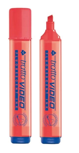 EVIDENZIATORE TRATTO VIDEO ROSSO      830206