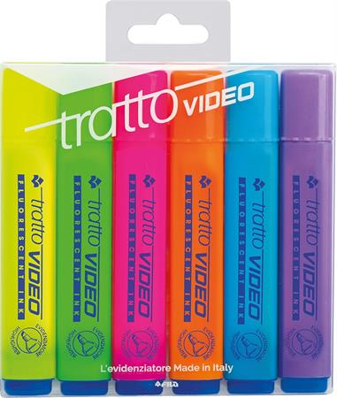 EVIDENZIATORE TRATTO VIDEO 6PZ.     831000