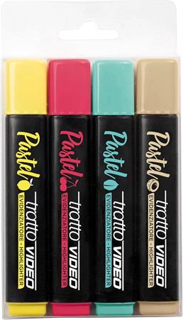 EVIDENZIATORE STABILO PASTEL MEDITTERANEO 4PZ 835802