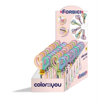 FORBICE BAMBINI PASTEL 24PZ COLORXYOU TOP 11150
