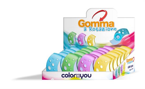 GOMMA A ROTAZIONE COLORXYOU 24PZ            11147 GOMMA A ROTAZIONE COLORXYOU 24PZ            11147