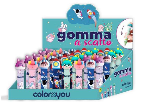 GOMMA A SCATTO COLORXYOU TOP QUALITY 35PZ    11074