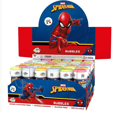 BOLLE DI SAPONE SPIDERMAN           36/0045