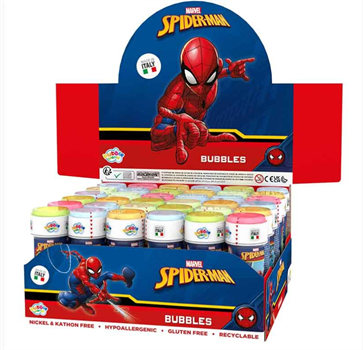 BOLLE DI SAPONE SPIDERMAN           36/0045