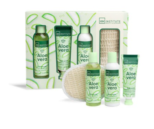 SCATOLA SET ALOE VERA PULIZIA CORPO  44160
