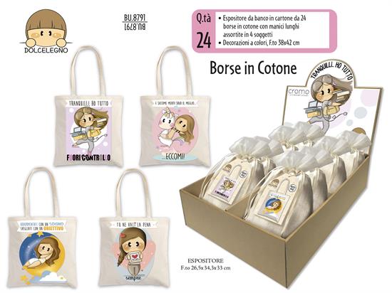 BORSA IN COTONE BUBINE FUORI CONTROLLO        BU8791