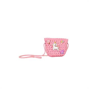 BORSETTA PIATTA FLAT SHOULDER BAG SJ GANG SEVEN ROSA    40C202503
