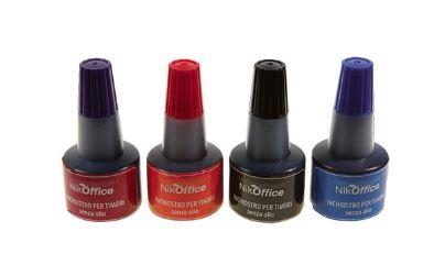 INCHIOSTRO PER TIMBRO ROSSO NIKOFFICE 13NIK004