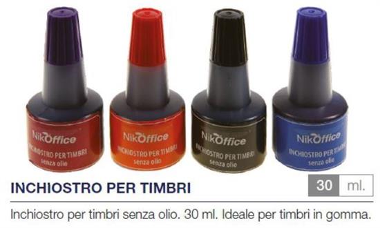 INCHIOSTRO PER TIMBRI NIKOFFICE  NERO     13NIK002 INCHIOSTRO PER TIMBRI NIKOFFICE  NERO     13NIK002