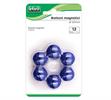 BLISTER 12 BOTTONI MAGNETICI D.20MM MR-20 LEBEZ ASS.