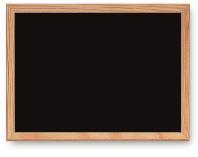 LAVAGNA NERA CON CORNICE IN LEGNO 30X40 LEBEZ 1176