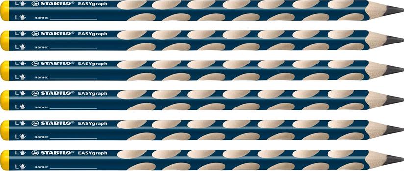 MATITA STABILO EASYGRAPH HB MANCINI  321/HB-6