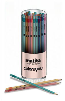 MATITE CON GOMMA BARATTOLO 72PZ COLORXYOU 11000