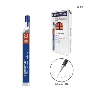 MINE MARS STAEDTLER MICRO 0,5MM HB 250  05-HB