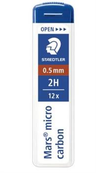 MINE MARS STAEDTLER MICRO 0,5MM 2H 250 05-2H