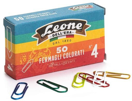 FERMAGLI COLORATI N.4 32MM 50PZ DELLERA