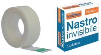 NASTRO ADESIVO INVISIBILE 19X33 NIKOFFICE 02NIK041