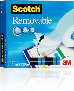 SCOTCH MAGIC NASTRO MAGIC REMOVIBILE 19X33 811        82251