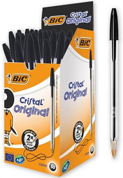 PENNA BIC CRISTAL NERO 50PZ  8373639