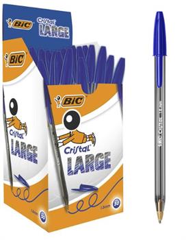 PENNA BIC CRISTAL LARGE 1.6 BLU 50PZ   880656