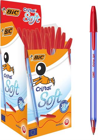 PENNA BIC CRISTAL SOFT ROSSO            918520