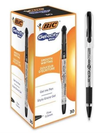 PENNE BIC GELOCITY STIC NERA 0.5MM