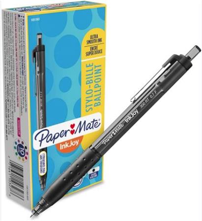 PENNA PAPERMATE A SCATTO INKJOY GEL 300RT NERA 1MM S0959910