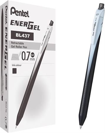 PENNA PENTEL ENERGEL SCATTO 0,7 NERO       BL437-A