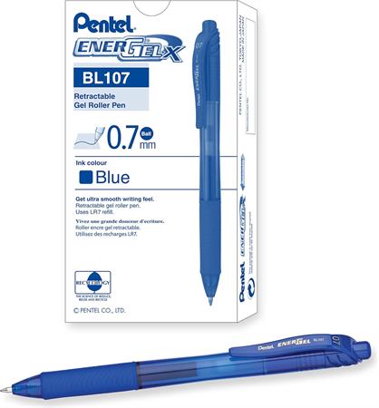 PENNA PENTEL GEL ENERGEL X 0.7 BLU    BL107