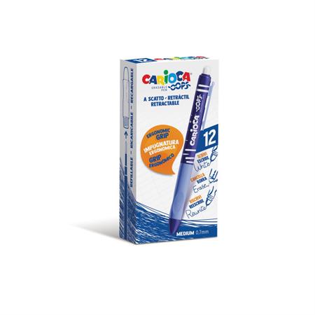 PENNA CANCELLABILE CARIOCA OOPS SCATTO BLU 43043/02