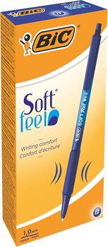 PENNA BIC SOFT FEEL BLU 1,0MM 12PZ    837398