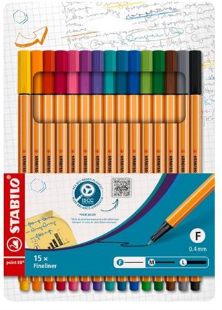 PENNARELLI STABILO POINT 88 15PZ 8815-3