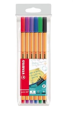 PENNARELLI STABILO POINT 88 FINELINER 0,4MM 88/6