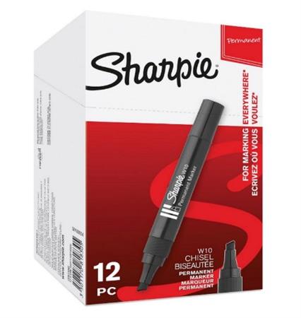 PENNARELLI DA 12 MARKER INDELEBILI W10 SHARPIE NERO  S0192654