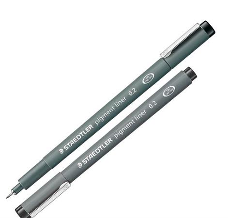 PENNARELLO PIGMENT 0.2 NERO         30802-9