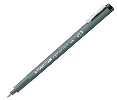 PENNARELLI STAEDTLER PIGMENT LINER NERO 0.6MM 30806-9