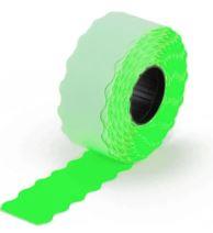 ROTOLO DI ETICHETTE VERDE FLUO 26X12
