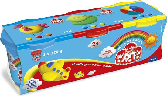 TRIS BARATTOLI DIDO' 220GR GIA/ROS/AZZ 390460