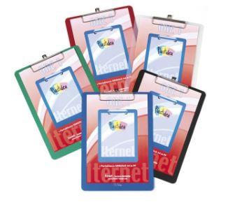 PORTABLOCCO C.MOLLA IN METALLO A4 ASS. ITERNET 7071