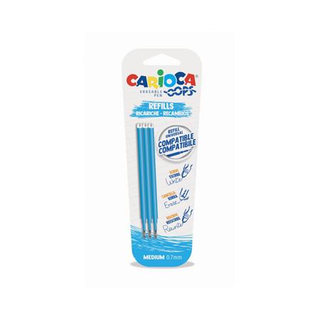 REFILL PENNA CARIOCA OOPS BLU 3PZ 43041/02