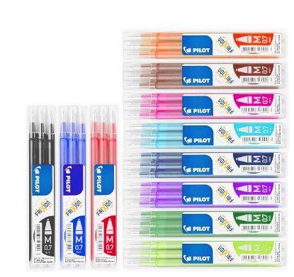 REFILL PENNA A SFERA CANCELLABILE FRIXION BALL PILOT 0,7MM 3PZ ASS.