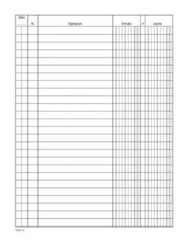 REGISTRO CASSA ENTRATA-USCITA A6 96PG 0908