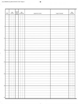 REGISTRO PERSONE ALLOGGIATE USOMANO 47PG 31X24CM 2710