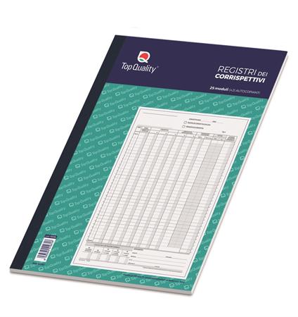 REGISTRO CORRISPETTIVI 25/25 TOPQUALITY  10206