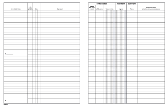 REGISTRO SOCI SPA-SRL 0419 REGISTRO SOCI SPA-SRL 0419