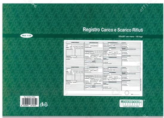 REGISTRO CARICO-SCARICO RIFIUTI     1105